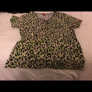Leopard Scrub Top SOLD